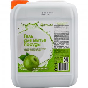 Гель для мытья посуды ХИМИТЭКС Зеленое яблоко, 5 л ЗЯП020/5ЛК