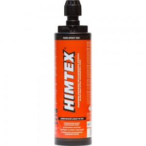 Химический анкер HIMTEX PURE EPOXY 500, 385 мл, эпокс. смола для тяжелых нагрузок + 1 насадка CAN500385