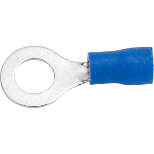 Кольцевой изолированный наконечник HLT НКИ 2.5-6 кольцо 1.0-2.5 мм синий упаковка 100 шт 084-04-07,084-04-007 4670042790786
