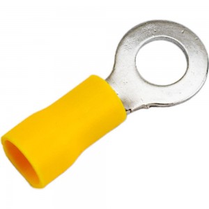 Кольцевой изолированный наконечник HLT НКИ 5.5-6 кольцо 4-6 мм желтый упаковка 100 шт 084-04-11,084-04-011 4670042790823