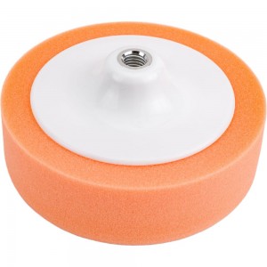 Круг полировальный поролоновый полужесткий оранжевый (150х50 мм; М14) HOLEX HAS-0234