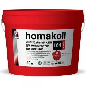 Клей Homakoll 164 Prof, для коммер. линолеума, 300-350 г/м2, 10 кг 54676