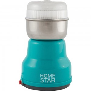 Кофемолка HomeStar HS-2001 цвет: бирюзовый, 150 Вт 000505