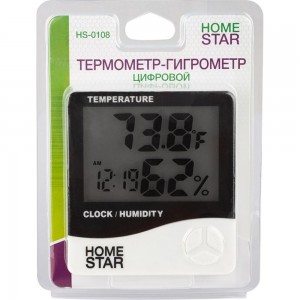Цифровой термометр-гигрометр Homestar HS-0108 104303