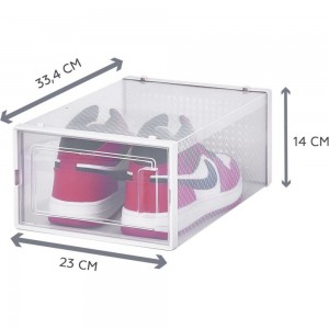 Коробка для хранения обуви HOMSU Premium набор из 6 шт 23x14x33.5 HOM-1134