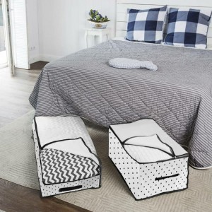 Чехол для одеял, подушек и постельного белья HOMSU Eco White 60х40х30 см HOM-1236