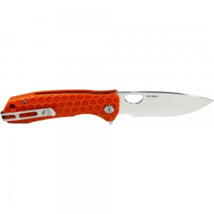 Нож Honey Badger Flipper L, с оранжевой рукоятью HB1006