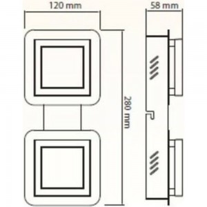 Декоративный потолочный светильник HOROZ ELECTRIC LIKYA-2 HRZ00002249