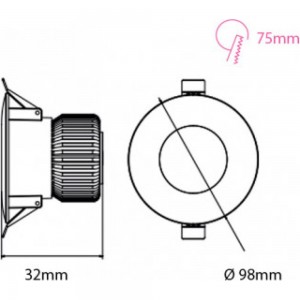 Светодиодный светильник направленного света HOROZ ELECTRIC ALEXA-8 8W Белый 7000K 200-265V 016-048-0008 HRZ330029163