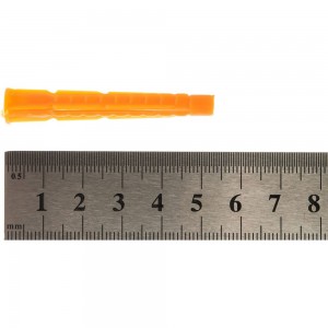 Универсальный дюбель Хортъ с бортиком 6х52 мм 100 шт. 23853-0