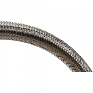 Шланг пневматический подкачки колес армированный каучуковый в металлической оплетке 50 см HQ-mech УТ000002187