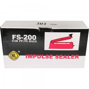 Импульсный запайщик HUALIAN FS-200 без ножа, 200x3 мм + ремкомплект для FS-200 ZAP-00219