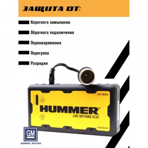 Пусковое устройство + Power Bank + LED фонарь HUMMER Н1 HMR01