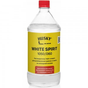 Уайт-спирит HUSKY White Spirit 1050/D60 высокоочищенный, 1 л 32020