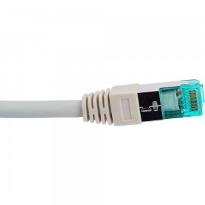 Экранированный патч-корд Hyperline S/FTP PC-LPM-SFTP-RJ45-RJ45-C6a-1.5M-LSZH-GY Cat.6a (100% Fluke Component Tested), LSZH, 1.5 м, серый 447296