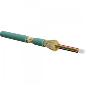 Волоконно-оптический кабель Hyperline FO-DT-IN-503-4-HFLTx-AQ 50/125 (OM3) многомодовый, 4 волокна, плотное буферное покрытие (tight buffer), для внутренней прокладки, HFLTx, –40C – +70C, голубой (aqua) 394572
