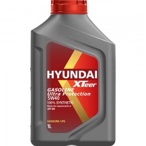 Моторное масло синтетическое Gasoline Ultra Protection 5W40 SN, 1 л HYUNDAI XTeer 1011126