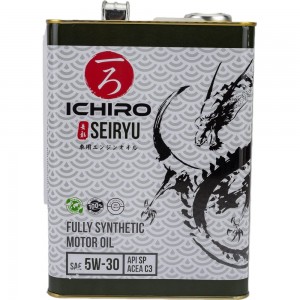 Моторное масло ICHIRO SEIRYU 5W30 API SP ACEA C3 4л ICR-1452-4