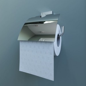 Держатель для туалетной бумаги IDDIS Edifice EDISBC0i43 с крышкой латунь