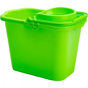 Пластиковое ведро с отжимом IDEA 95л, цвет зеленый М 2421 602545