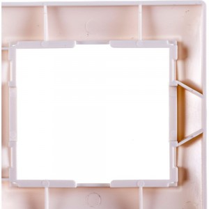 Горизонтальная 4местная рамка IEK КВАРТА белый EMK40-K01-DM