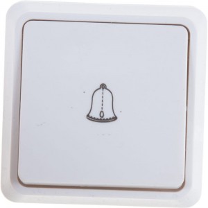1клавишный (кнопочный) выключатель IEK ОКТАВА 10А белый EVO13-K01-10-DC