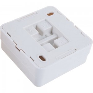 1клавишный (кнопочный) выключатель IEK ОКТАВА 10А белый EVO13-K01-10-DC