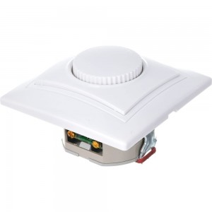 Поворотный светорегулятор IEK КВАРТА белый EDK10-K01-03-DM