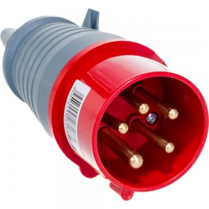 Электрическая кабельная вилка IEK 16А 3P+E+N 380В IP44 015 ИЭК PSR02-016-5