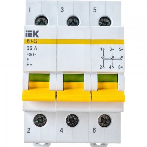 Выключатель нагрузки IEK ВН-32 32А/3П ИЭК MNV10-3-032