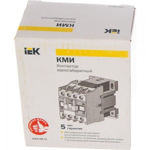 Контактор IEK КМИ-11810 18А 220В 1НО ИЭК KKM11-018-230-10