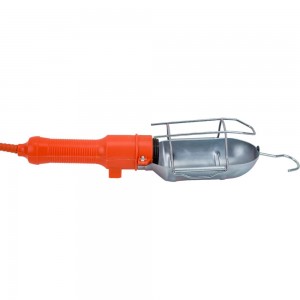 Переносной светильник IEK УП-1P, плоская вилка, с выключателем, 2Р, 5м, ИЭК WSP20-05-K09