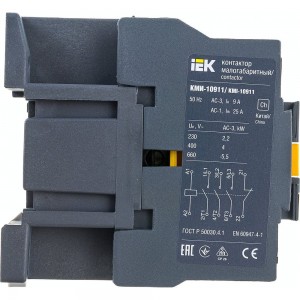 Контактор IEK КМИ-10911 KKM11-009-230-01