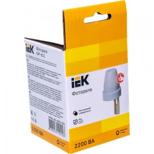 Детектор освещенности IEK ФР 601 сер. IP44 LFR20-601-2200-003