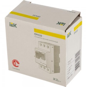 Выключатель автоматической защиты двигателя IEK ПРК 32-2.5 In2.5A Ir1.6-2.5A Ue 660В ИЭК DMS11-D25