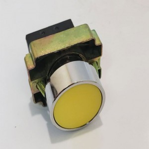 Кнопка управления IEK, LAY5-BA51, без подсветки, 1з, ИЭК, желтая BBT60-BA-K05