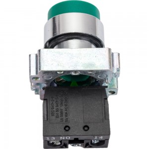 Кнопка управления IEK, LAY5-BL31, без подсветки, 1з, ИЭК, зеленая BBT70-BL-K06