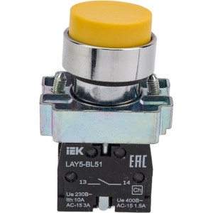 Кнопка управления IEK LAY5-BL51 BBT71-BL-K05