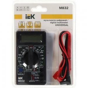 Цифровой мультиметр IEK Universal M832 TMD-2S-832