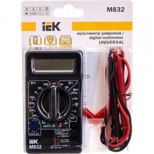 Цифровой мультиметр IEK Universal M832 TMD-2S-832