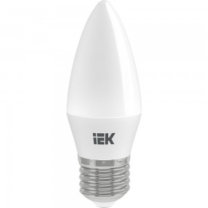 Лампа IEK LED C35 свеча 7 Вт 230 В 4000К E27 LLE-C35-7-230-40-E27