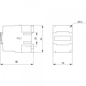 Контактор IEK КМИе-23210 32А 230В/АС3 1НО KKME21-032-230-10