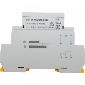 Реле задержки выключения при снятии питания IEK ORT. 12-240 В AC/DC ORT-D-ACDC12-240V