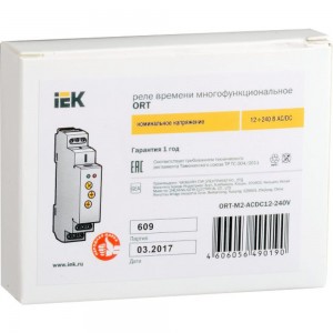 Реле задержки выключения IEK ORT ORT-B2-ACDC12-240V