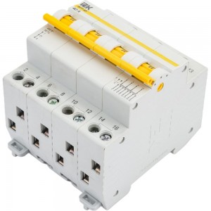 Трехпозиционный выключатель-разъединитель IEK ВРТ-63, 4P, 40А MPR10-4-040