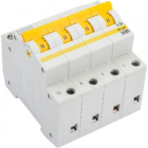 Трехпозиционный выключатель-разъединитель IEK ВРТ-63, 4P, 40А MPR10-4-040