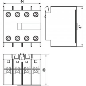 Приставка IEK ПКИ-04 KPK10-04