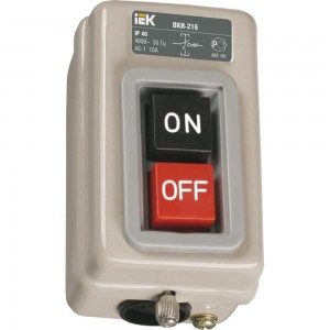 Выключатель IEK ВКИ-211, 3Р, 6А, 230/400В, IP40 KVK10-06-3