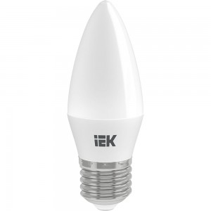 Лампа IEK LED, C35, свеча, 9вт, 230В, 4000К, E27 LLE-C35-9-230-40-E27