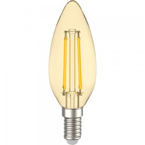 Лампа IEK серия 360, LED, C35, свеча, золото, 5вт, 230В, 2700К, E14 LLF-C35-5-230-30-E14-CLG